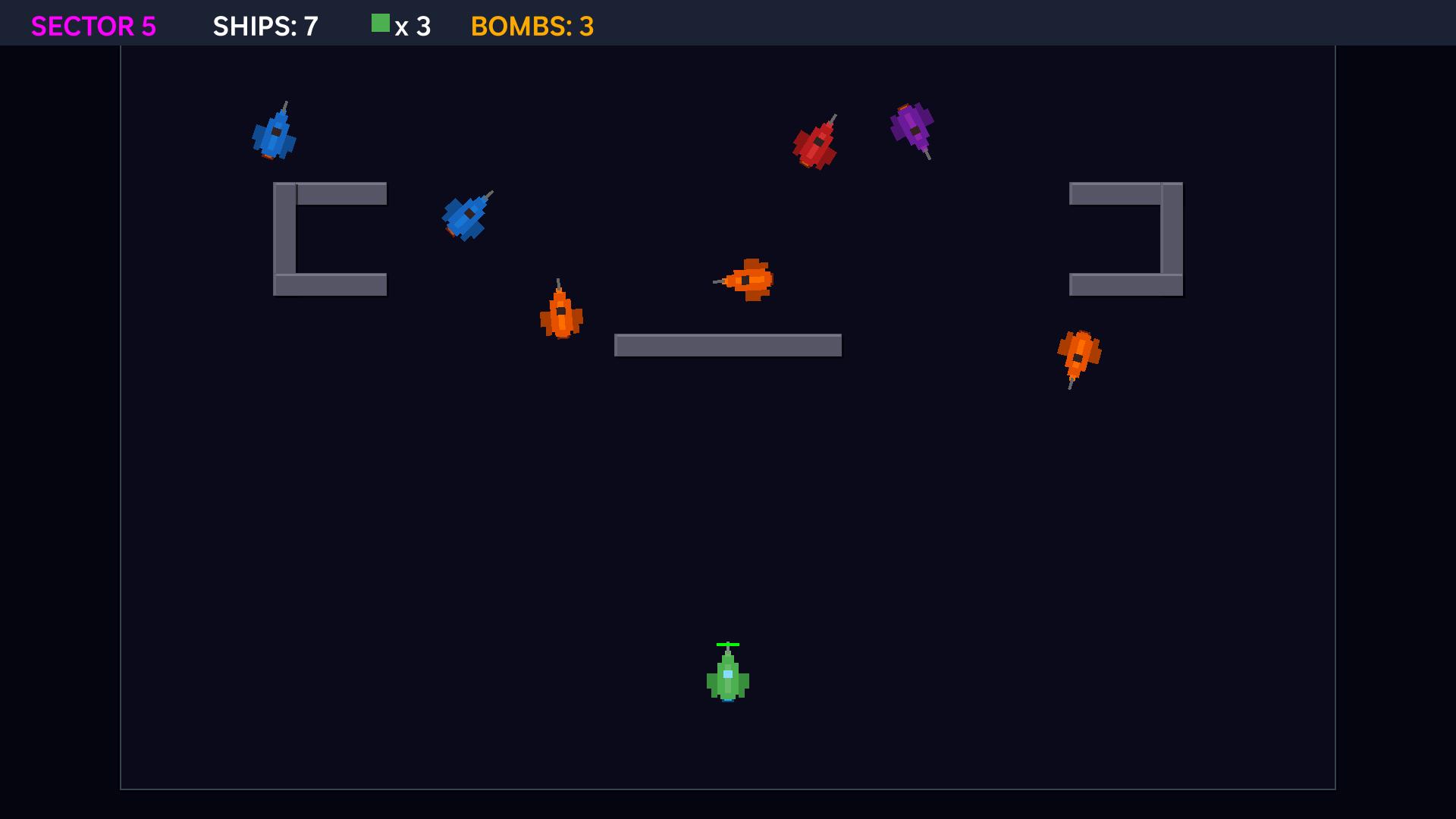 Space Tanks gameplay - Sector 5